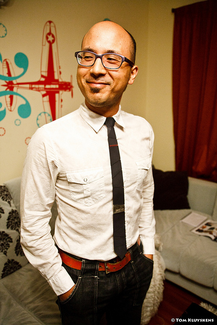 Jason wearing his Sweet As 3D printed tie