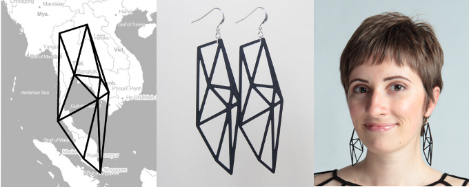 Meshu Necklace created by Rachel Binx