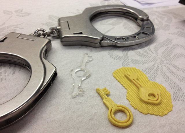 3d printing handcuff key