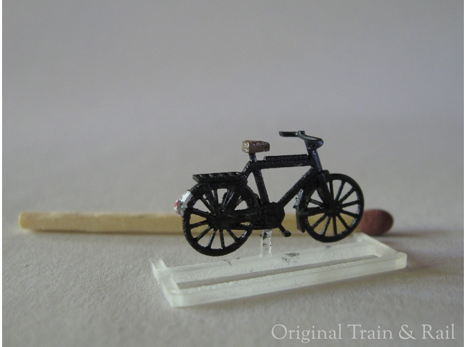 Shapeways 3D Printing HO 1/87 old bicycles Shapeways 3D Printing HO 1/87 old bicycles