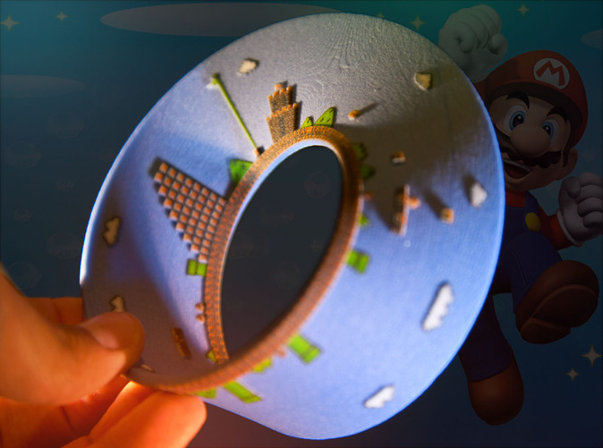 Super Mario Mobius 3D Printed Shapeways