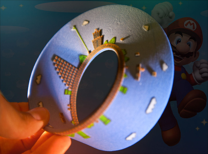 Super Mario Mobius 3D Printed Shapeways