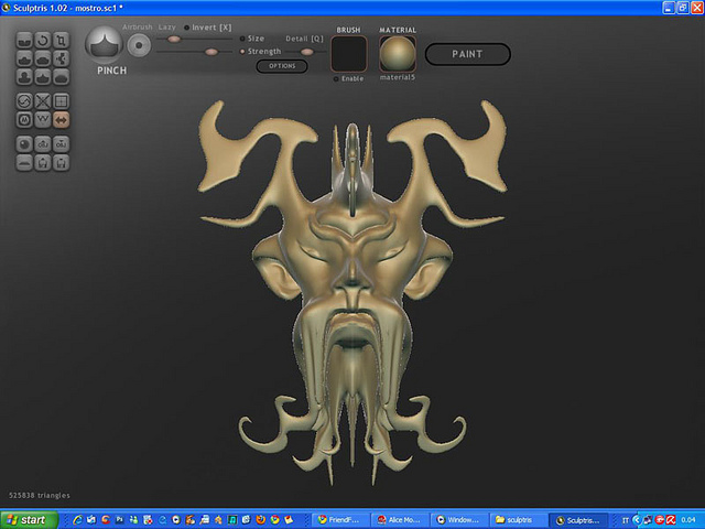 Test Sculptris "mostro"