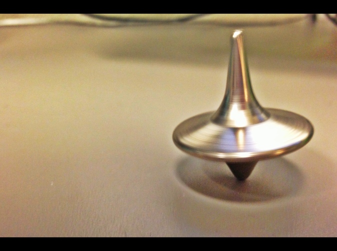 3D Printed Stainless Steel Inception top on Shapeways