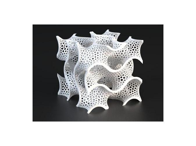 3D Printed Gyroid by Bathsheba Gross man on Shapeways