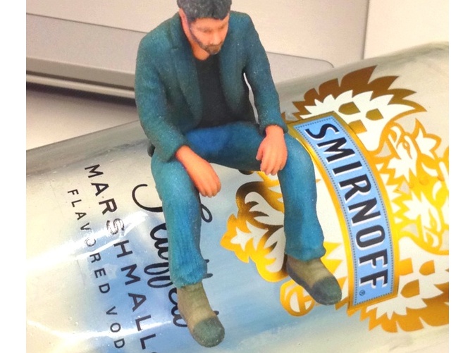 Sad Keanu is HOT from the Shapeways 3D Printer