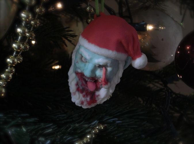 3D Printed Zombie Santa