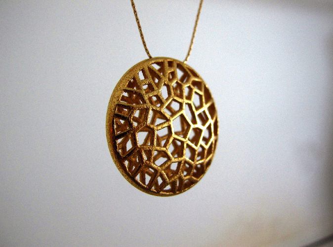 3D Printed Pendant Shapeways