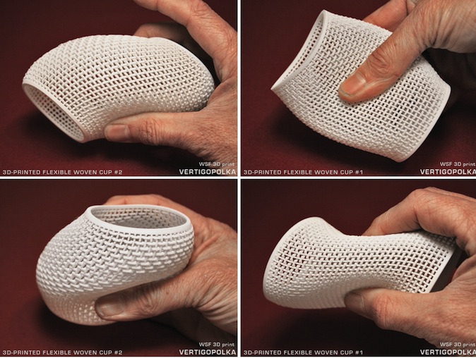 vertigo polka cups 3d printed