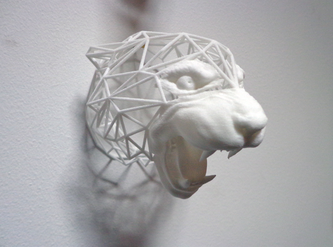 3D Printed Roaring Tiger