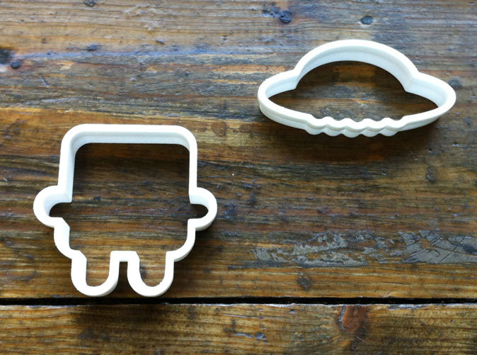 Shapeways Robot Cookie Cutters