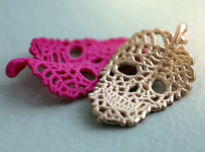 Leaf Skeleton Pendant