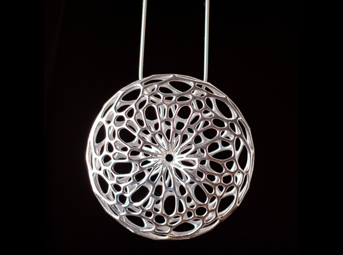 nervous System 3D Printed Pendant