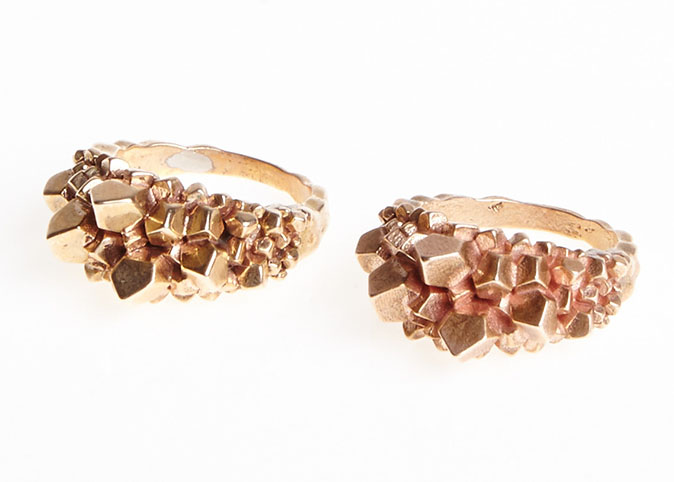 raw & Polished Bronze 3D Print Shapeways