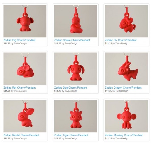 3d print animal zodiac shapeways