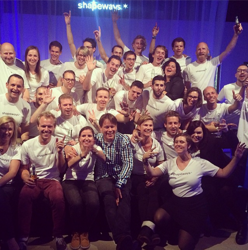 Congrats to our winning students at MTU from team Shapeways!