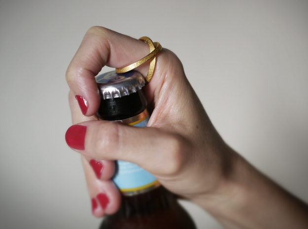 3D printed ring bottle opener