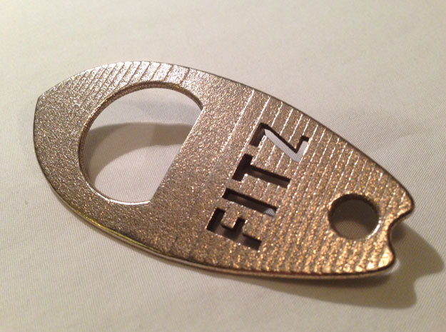 surfboard bottle opener 3D printed
