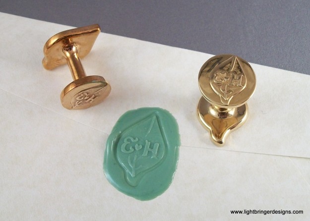 3D printed custom wedding wax seals