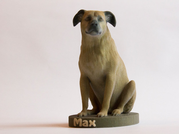 3D printed dog sculpture Arty Lobster