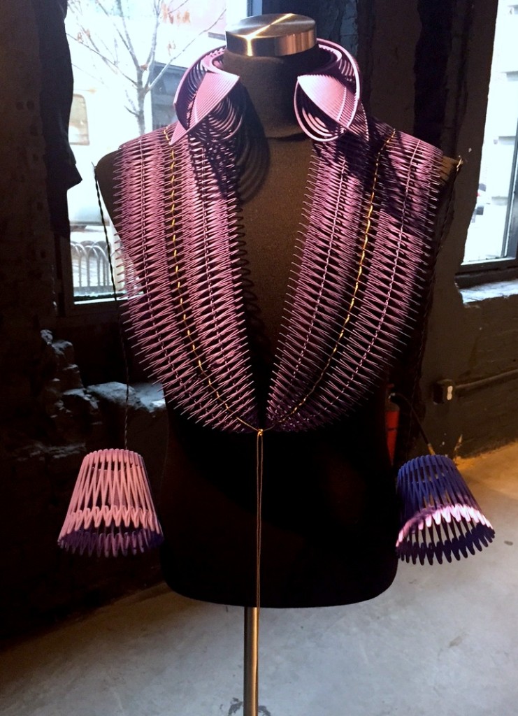 3D printed computational fashion garment