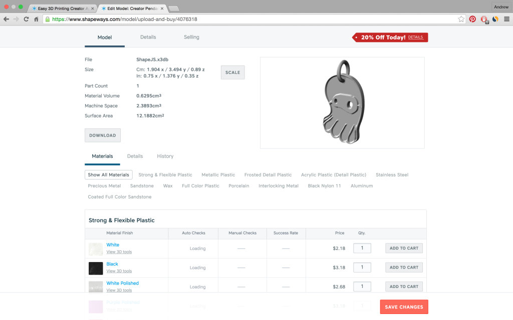 How I turned my drawing into a keychain - Shapeways Blog