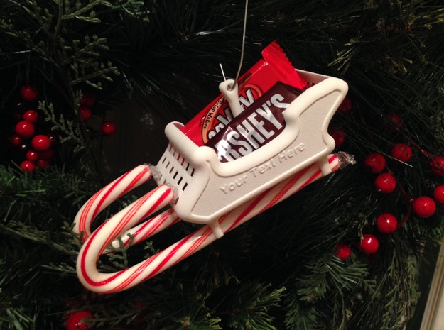 Candy Cane Sleigh by Crafted3D