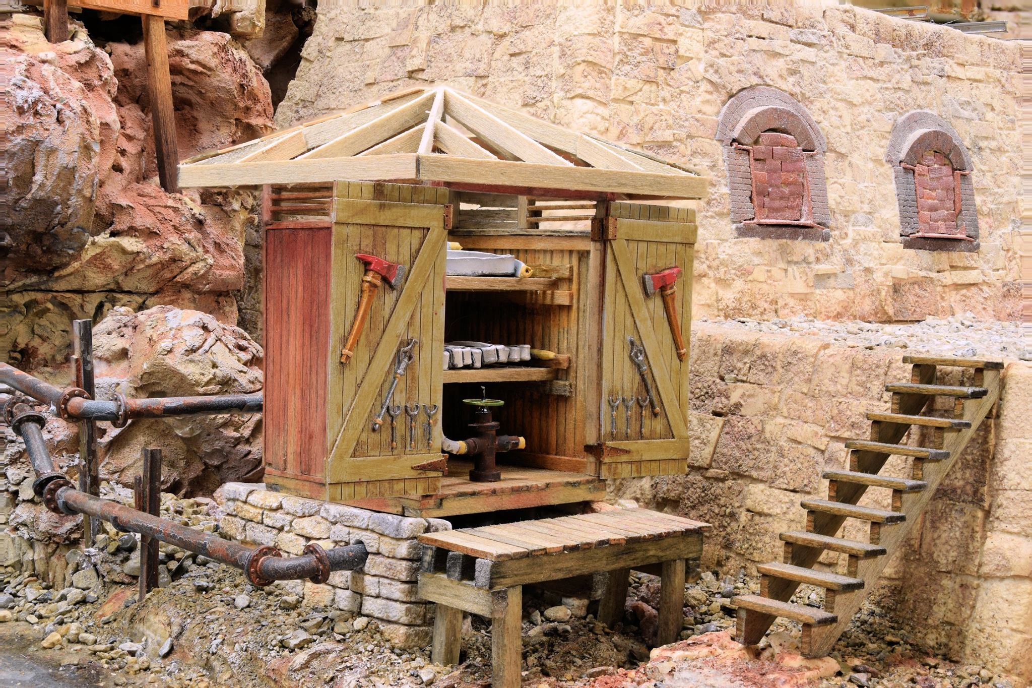 HO scale Shed