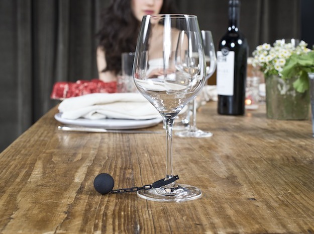 Wine Charm - Ball And Chain by QED