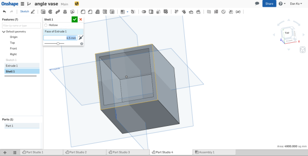 wedding vase tutorial step 3