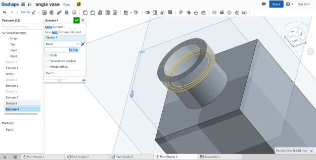 wedding vase tutorial step 7