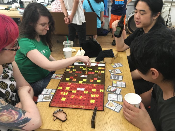 Playtesting the Winners of the competition: Wraith of Heaven by team Lazerdog