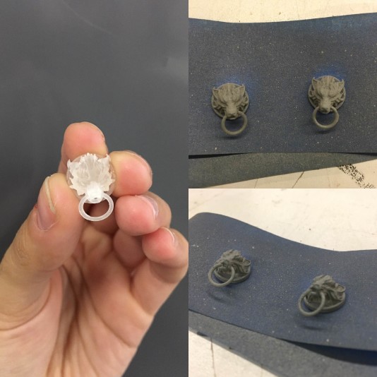lasergirls 3D printed cosplay ring FUD frosted ultra detail shapeways comic con