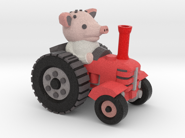 Peter the Piglet and His Tractor by Forpost D6