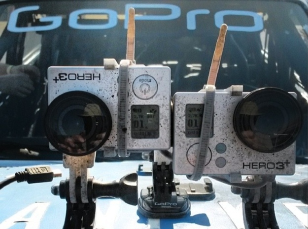 GoPro HERO 3+ 3D System: Wider Lens Separation by My GoPro Kit