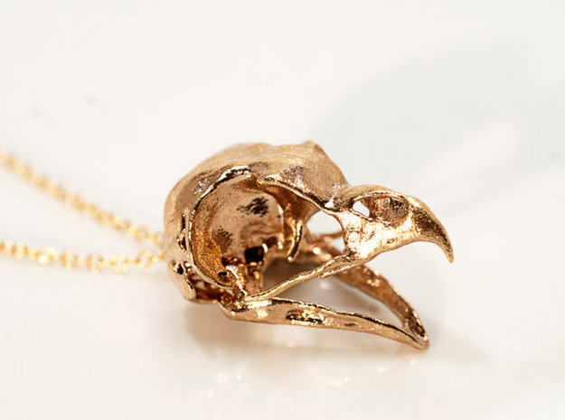 Great Horned Owl Pendant by Skeletal Skulpture and Mathematikal Artifakts