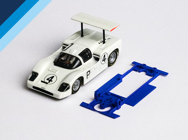 1/32 MRRC Chaparral 2F Chassis for Slot.it pod by OLIFER Performance Slot Car Parts