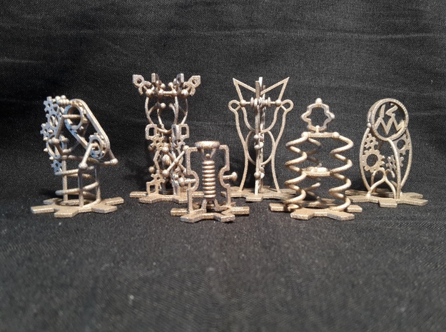 Steampunk Chess Set by unrealchess3D
