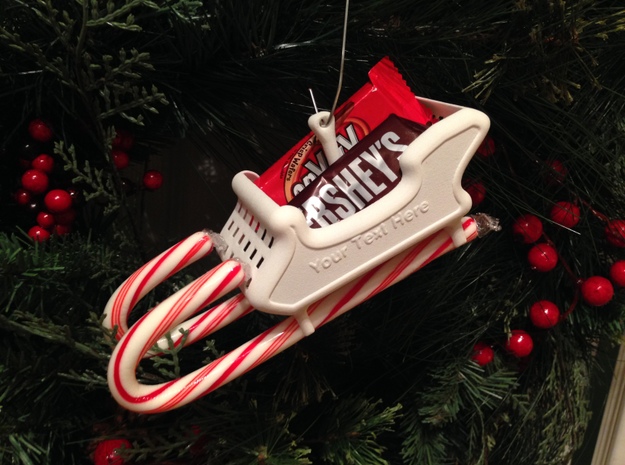 Candy Cane Sleigh by Crafted3D
