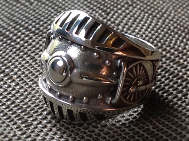 Train Kept A Rollin' Ring- Size 12 (21.49 mm) by Piece of Mind Design