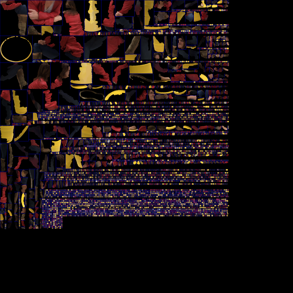 The textures before lightning up