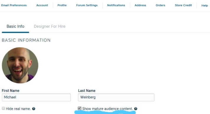 maturecheckbox