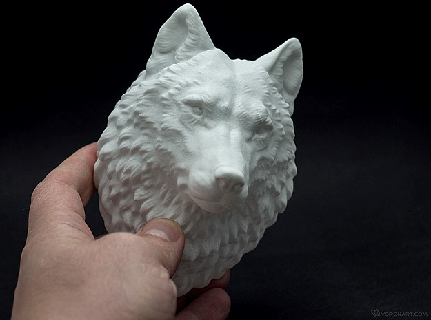Proud Wolf Head by Disculpt