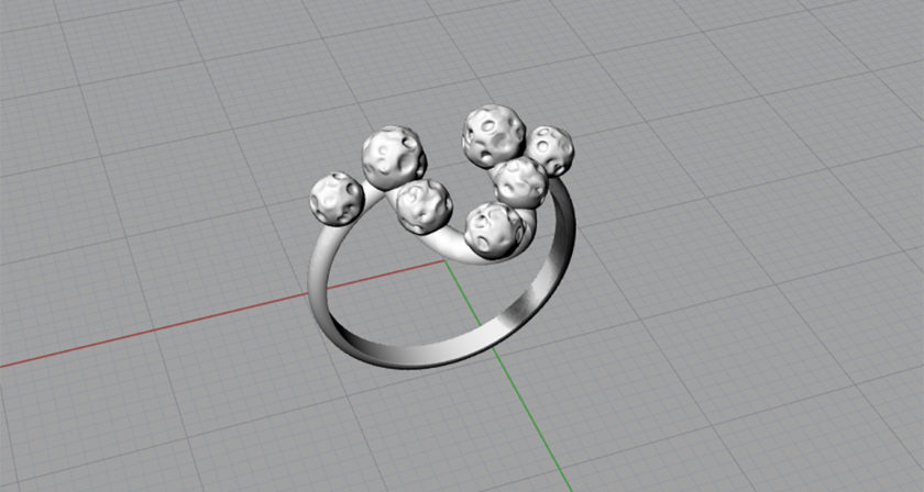 U-shaped ring design