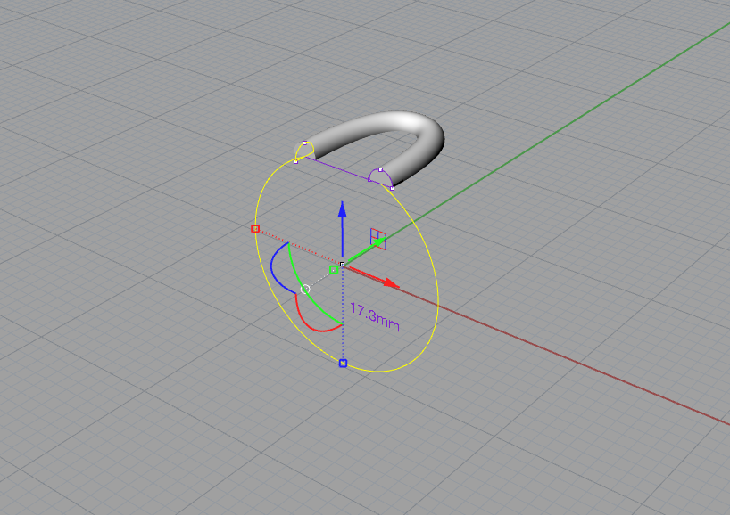 Solid U extruded for U-shaped ring