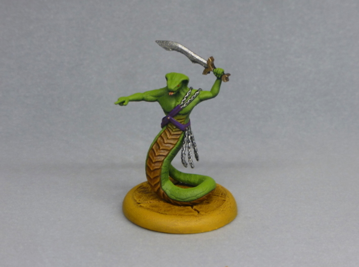 Snake Monster MADE BY Terror Form Miniatures wargaming character tabletop contest Wacom
