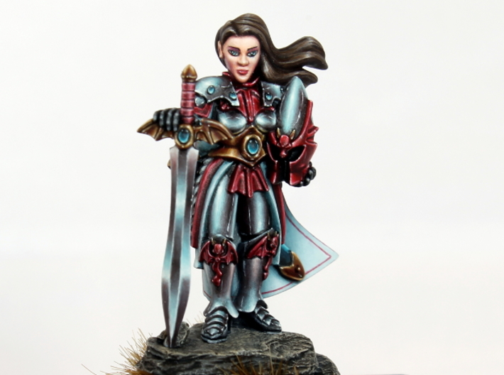 High Elf Dragon Maiden MADE BY Small Ox Miniatures wargaming character tabletop contest Wacom