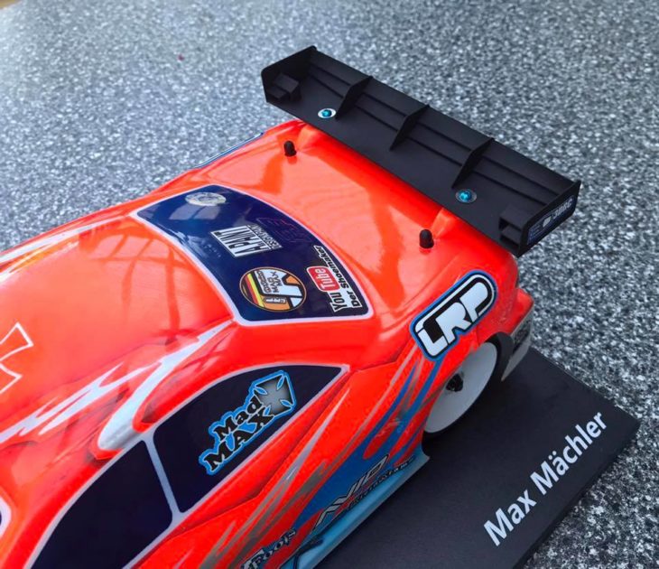 3DRC Aero Wing on team driver Max Mächler's car