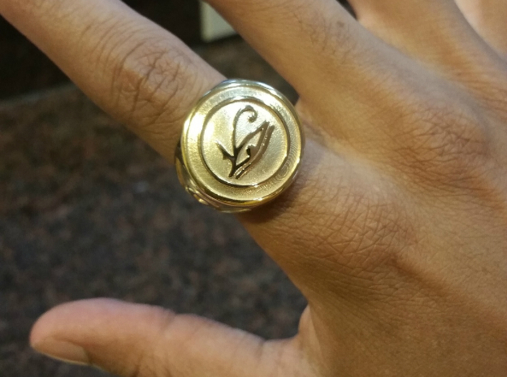 signet ring egyptian statement 3D printed jewelry