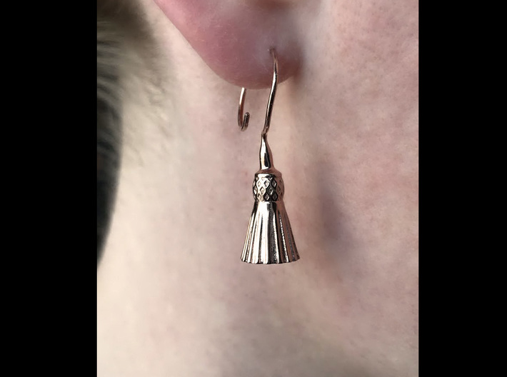 earrings tassels 3D printed jewelry trend